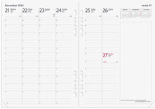 Kalender 2025 Business Systemkal brunt skinn
