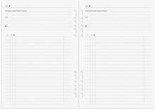 Kalender 2025 Business Systemkal brunt skinn