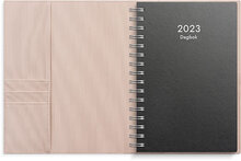 Kalender 2023 Dagbok beige konstläder Amelia