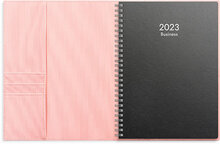 Kalender 2023 Business rosa konstläder Amelia