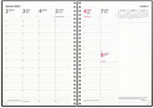 Kalender 2023 Business svart skinn