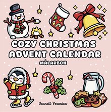 Cozy Christmas Advent Calendar: miniformat : Målarbok
