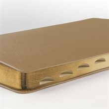 Bibel 2026 Slimline - Bounded leather Brun med tumindex